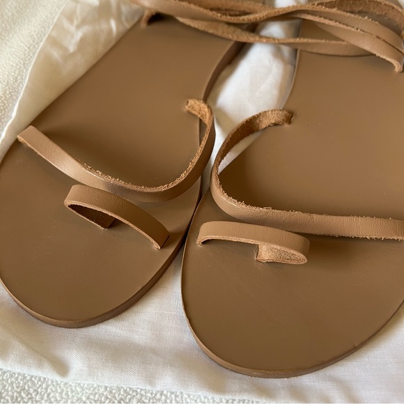 Ancient Greek Sandals Brown Apli Eleuthera Sandals - Picture 2 of 11